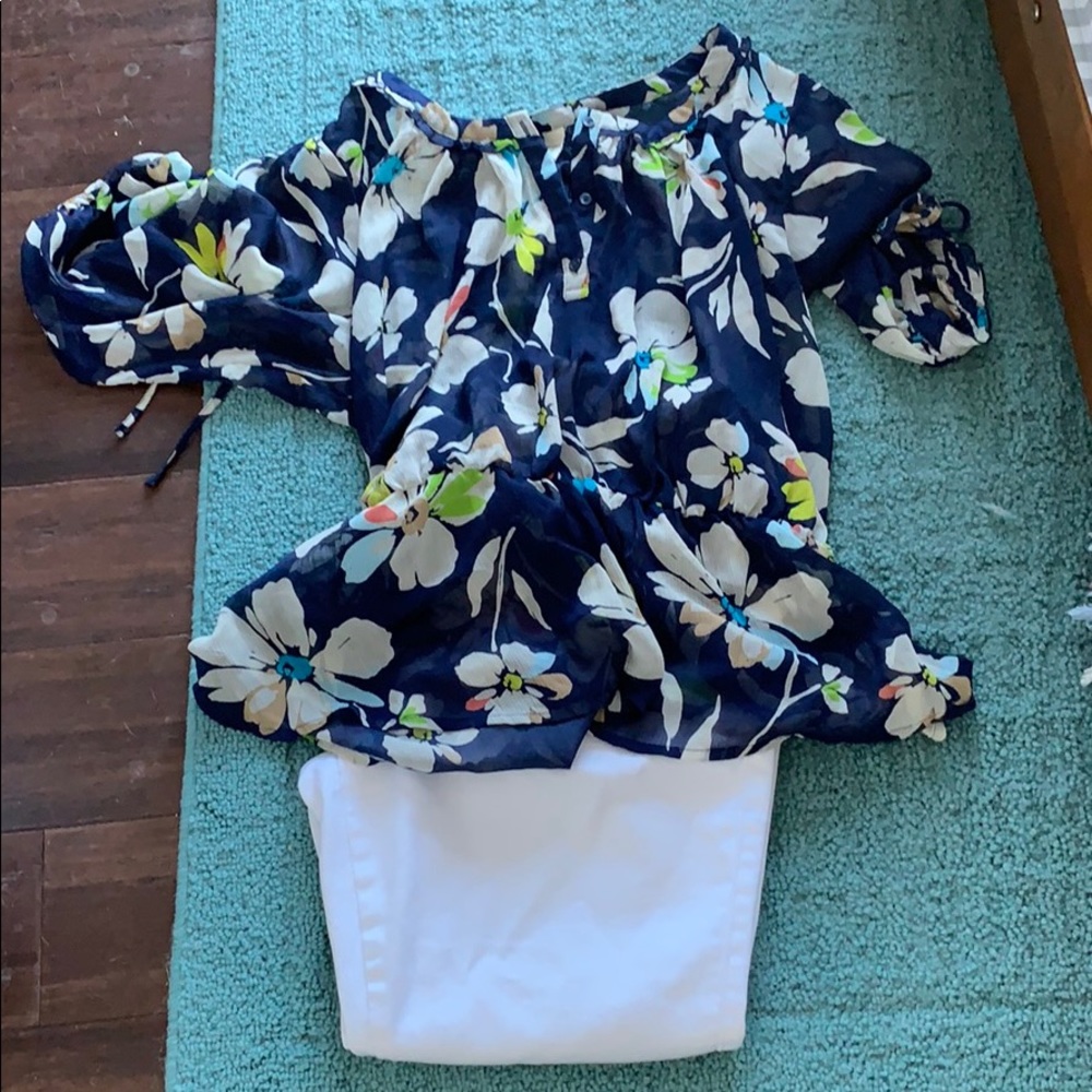 Shear long sleeve blouse from old navy